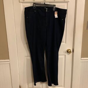 LANE BRYANT Women Super Stretch Tighter Tummy Boot High-Rise Jeans SZ 28